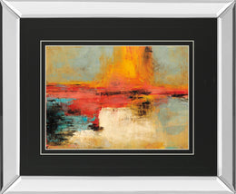 Mirrored Frame Acertijo By Santos Villareal 34X40 Mirror Frame Print