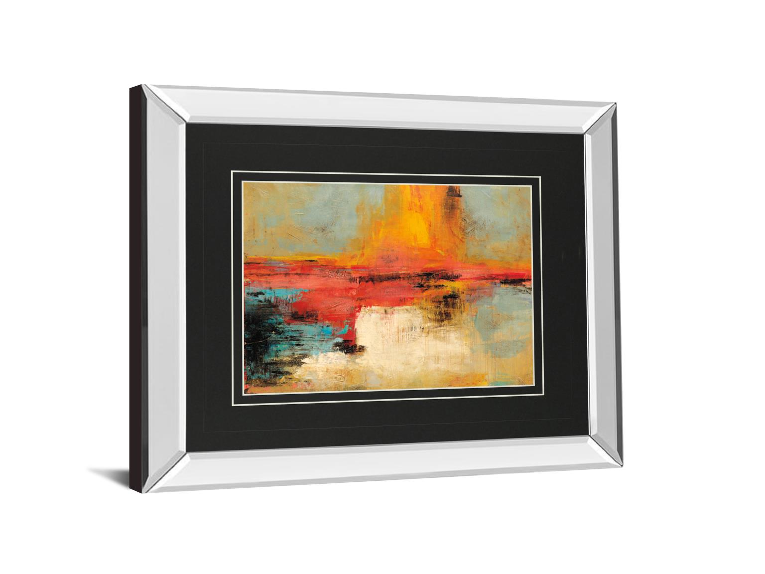 Mirrored Frame Acertijo By Santos Villareal 34X40 Mirror Frame Print