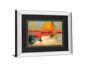 Mirrored Frame Acertijo By Santos Villareal 34X40 Mirror Frame Print