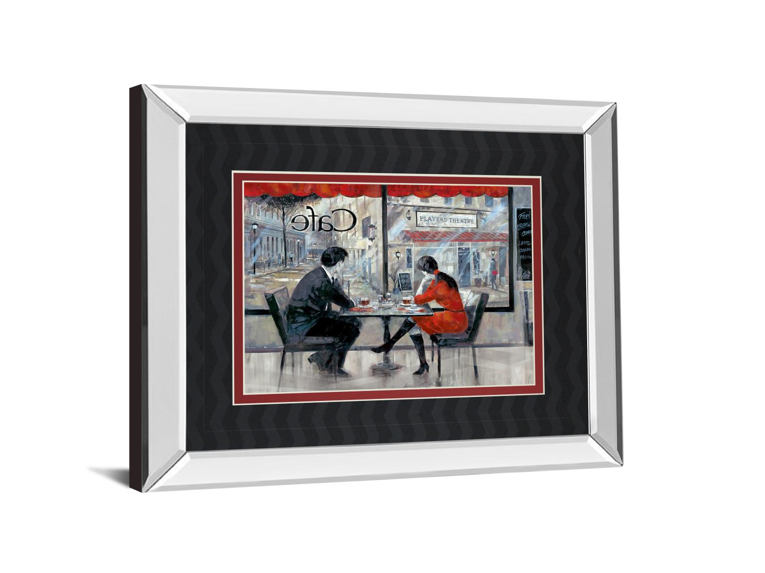 Mirrored Frame Player'S Theatre By Ruanne Manning 34X40 Mirror Frame Print