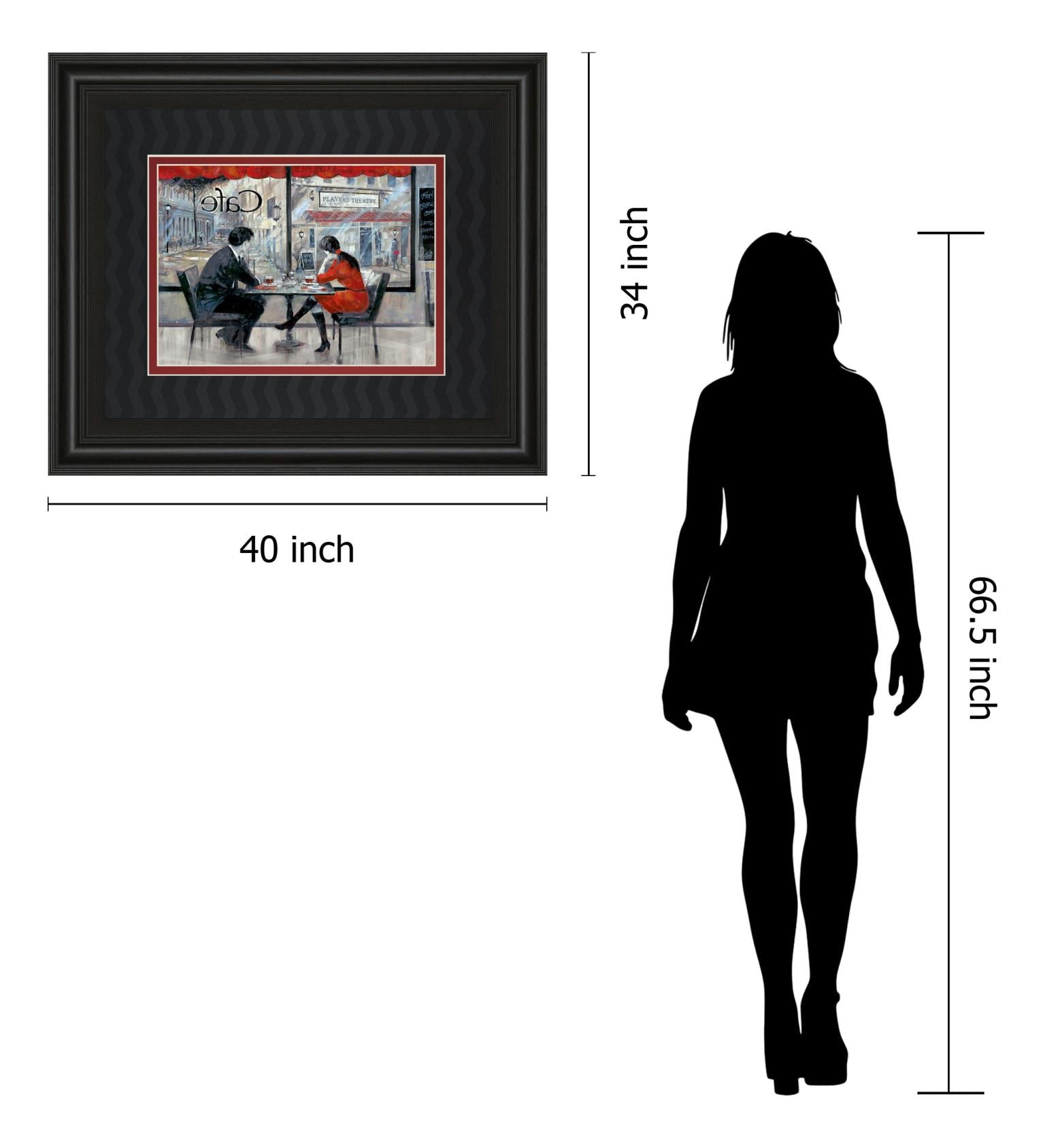 Player'S Theatre By Ruanne Manning 34X40 Framed Print