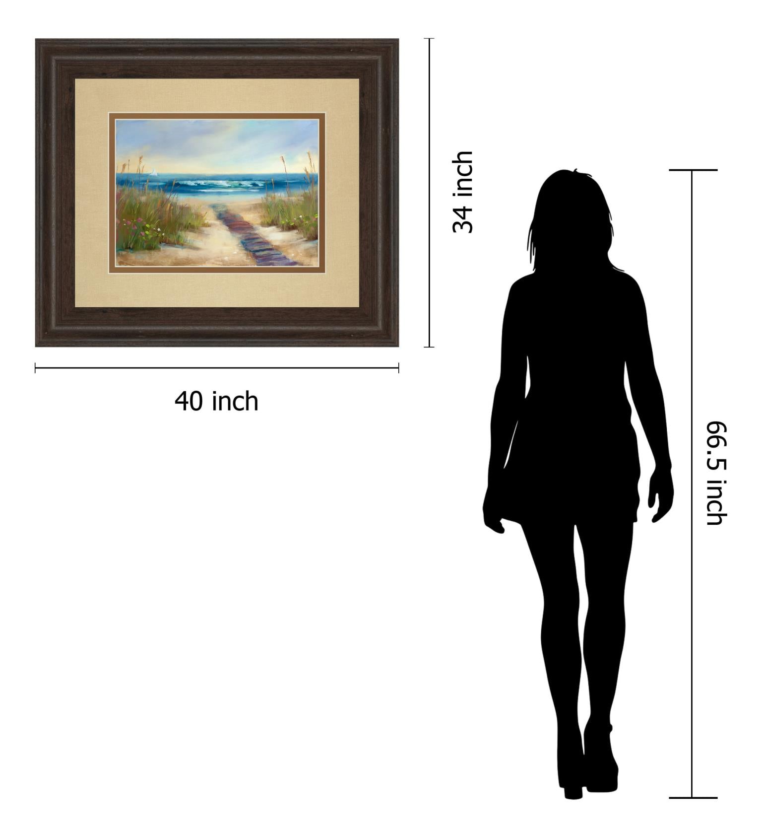 Serenity Ii By Karen Marguliss 34X40 Framed Print