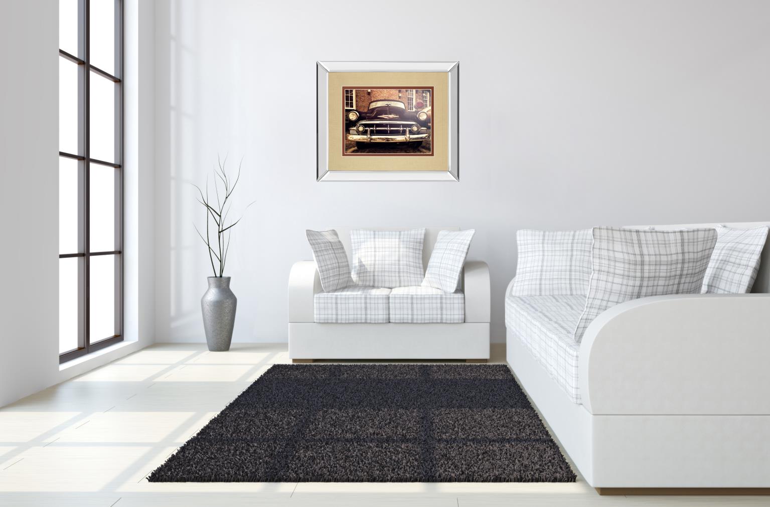 Mirrored Frame Classic Ride Ii By Robert Jones 34X40 Mirror Frame Print
