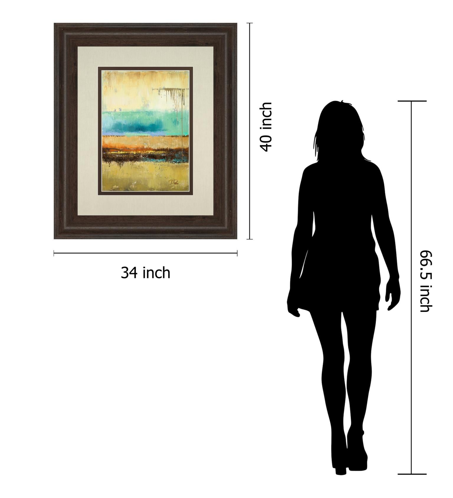 Rain I By Patrica Pinto 34X40 Framed Print