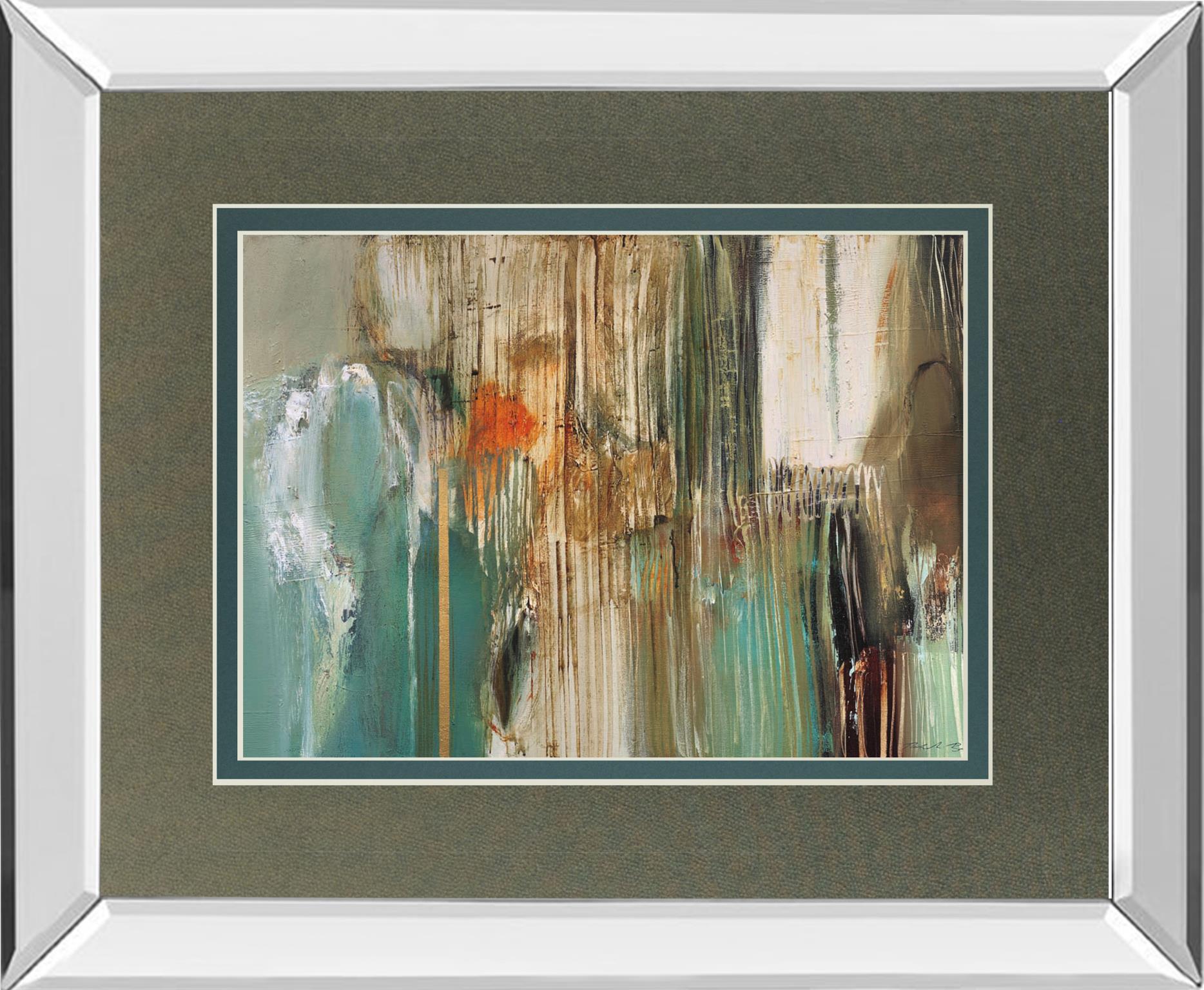 Mirrored Frame Peppermint Grove By Natasha Barnes 34X40 Mirror Frame Print