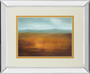 Mirrored Frame Last Light By Caroline Gold 34X40 Mirror Frame Print