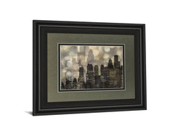 City Lights By Katrina Craven 34X40 Framed Print