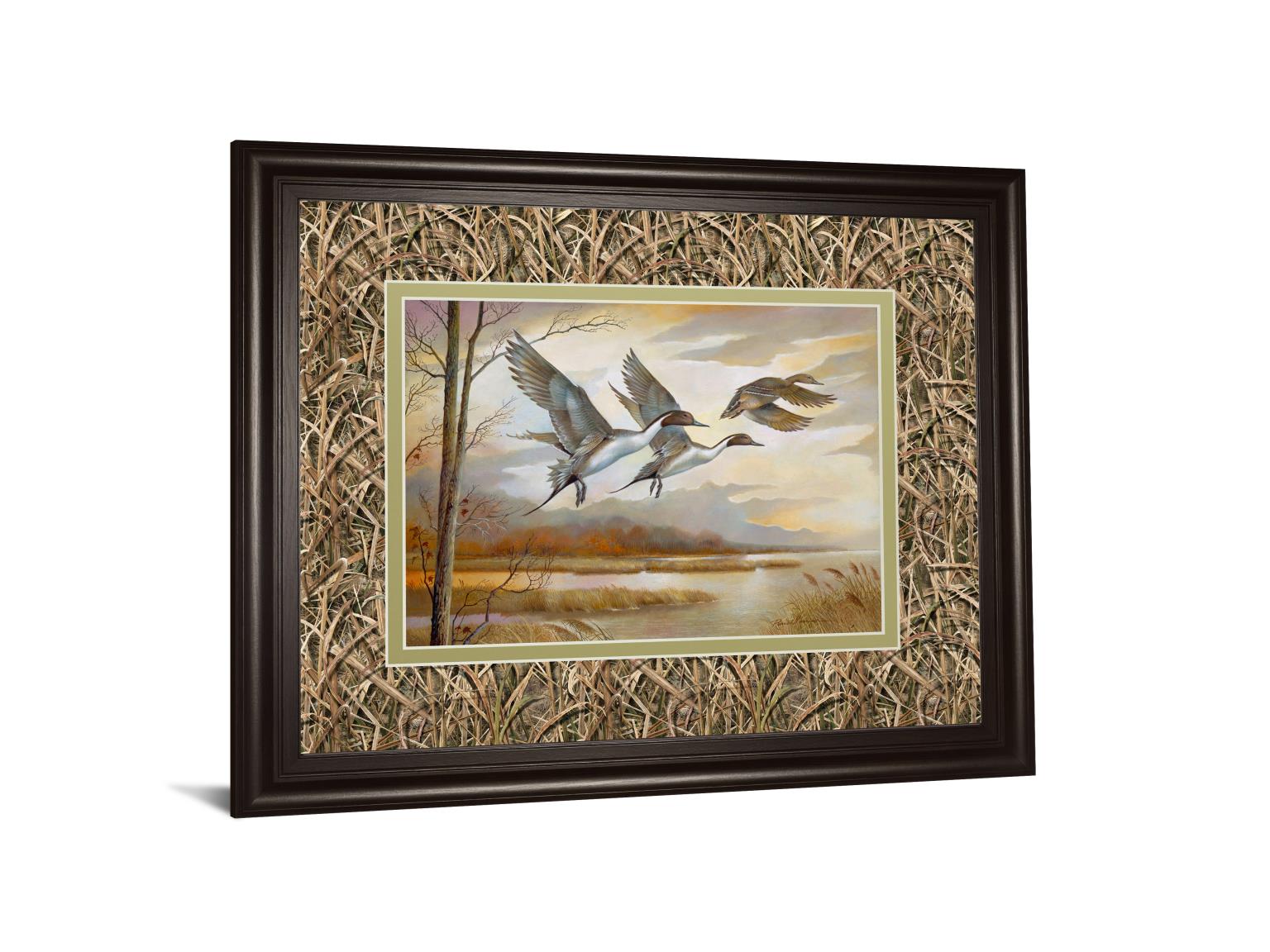 Pintails By Ruanne Manning ***Monl*** 34X40 Framed Print