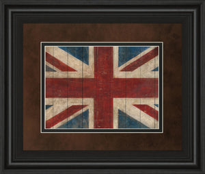 Union Jack By Avery Tillman 34X40 Framed Print