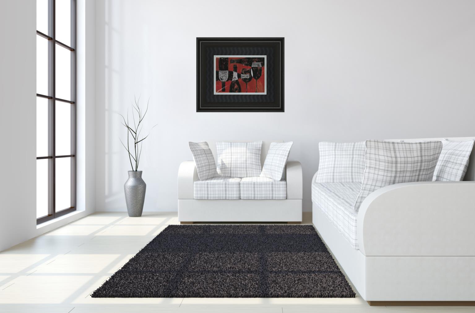 Wine Selection Iii By Daphane Brissonet 34X40 Framed Print