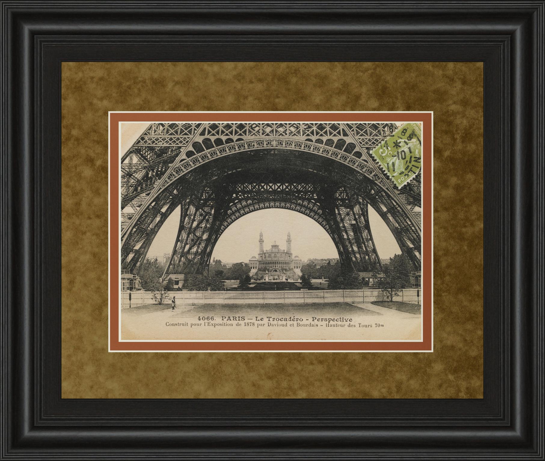 La Base De La Eifel By Wild Apple Studio 34X40 Framed Print