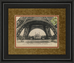 La Base De La Eifel By Wild Apple Studio 34X40 Framed Print