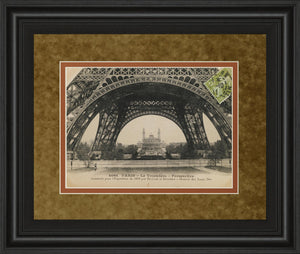 La Base De La Eifel By Wild Apple Studio 34X40 Framed Print
