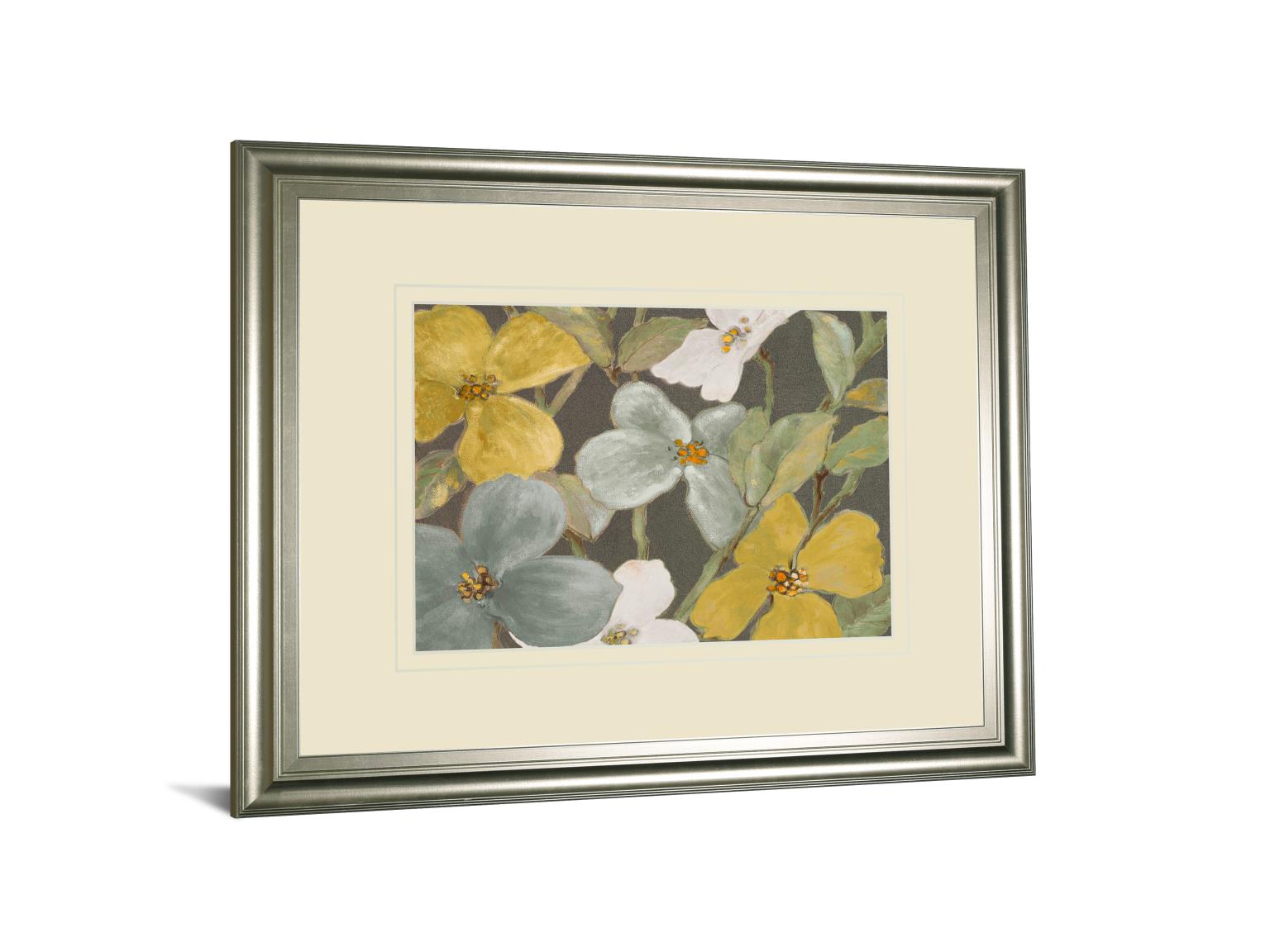 Garden Party In Gray 2 By Lanie Loreth 34X40 Framed Print
