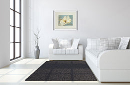 Mirrored Frame White Peony By Patricia Pinto 34X40 Mirror Frame Print
