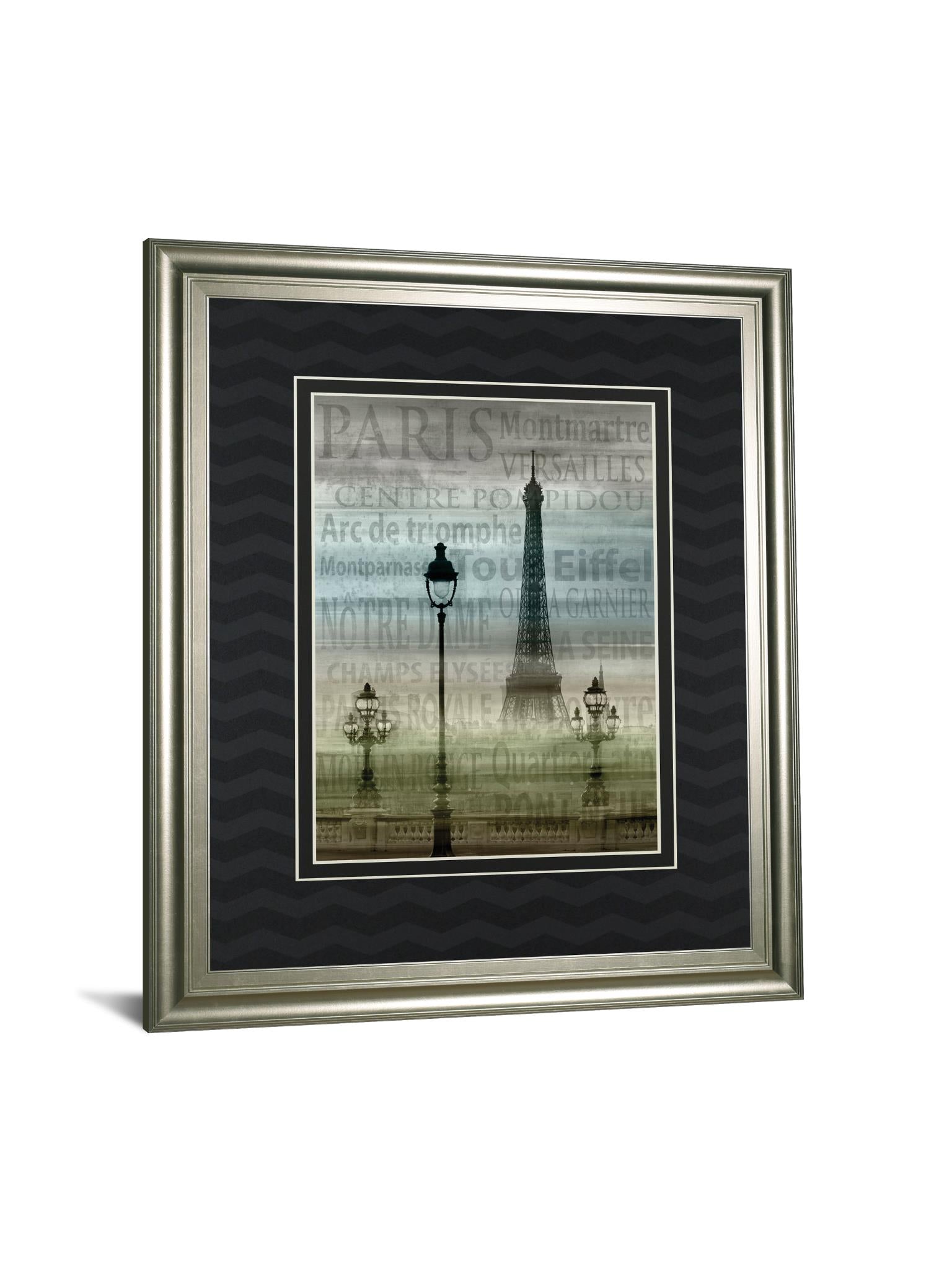 Paris 1 By Allen Lanbert 34X40 Framed Print