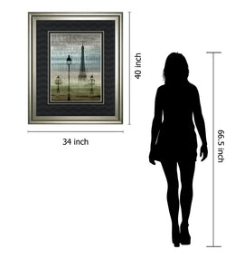 Paris 1 By Allen Lanbert 34X40 Framed Print