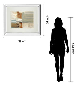 Mirrored Frame Chiffon By Cat Tesla 34X40 Mirror Frame Print
