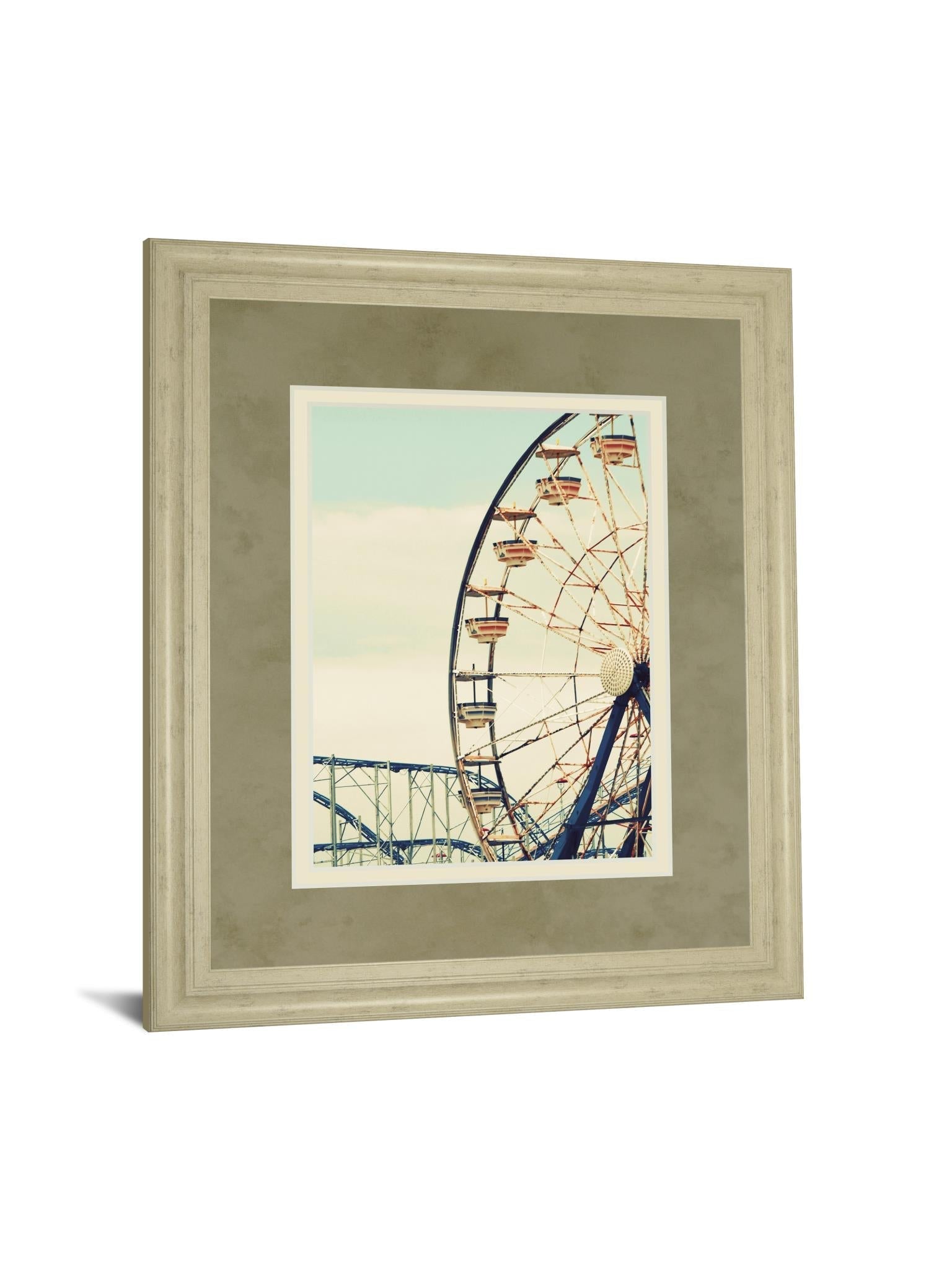 Retro Ferris By Gail Peck 34X40 Framed Print