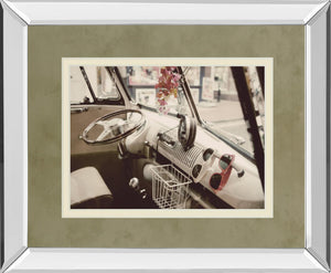 Mirrored Frame Cool Cats By Gail Peck 34X40 Mirror Frame Print