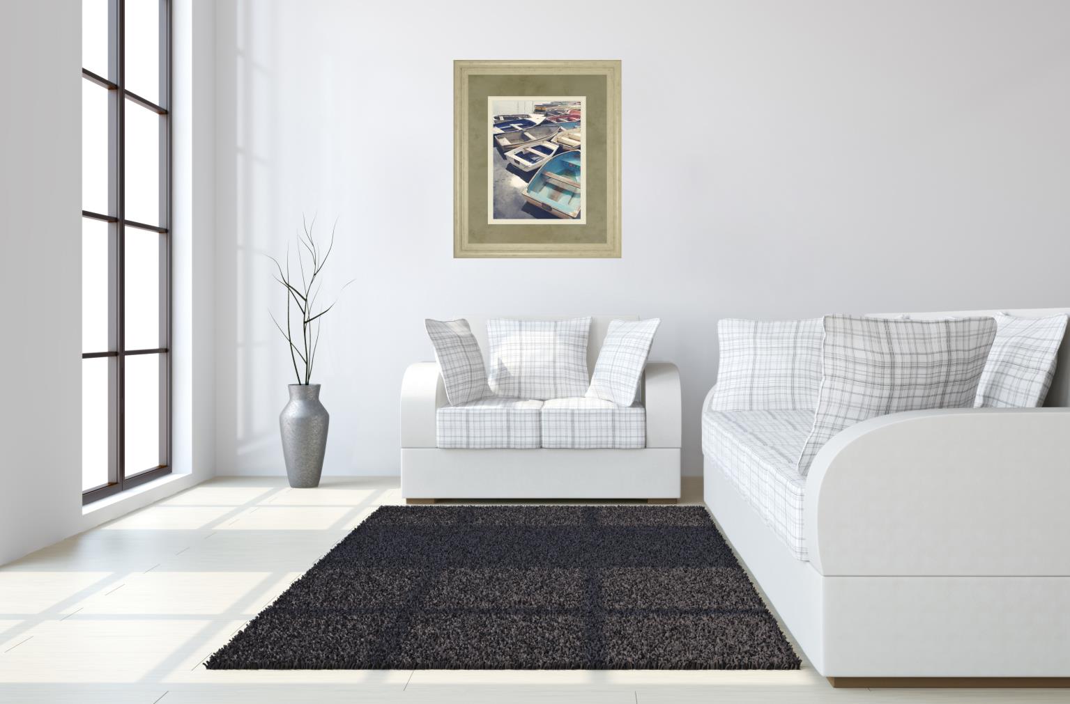 Eastern Coastal By Sarah Gardner 34X40 Framed Print