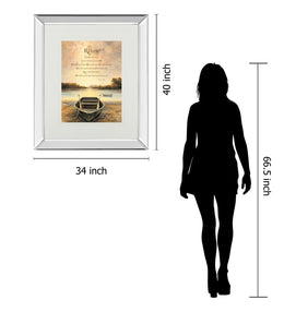 Mirrored Frame Renew By Bonnie Mohr 34X40 Mirror Frame Print