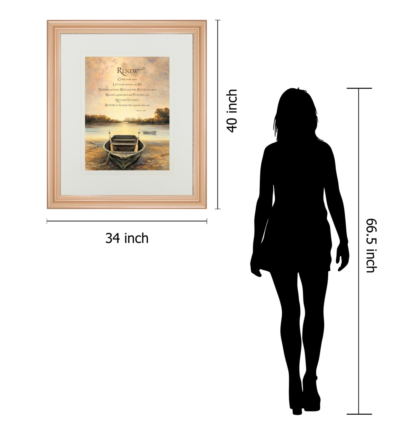 Renew By Bonnie Mohr 34X40 Framed Print