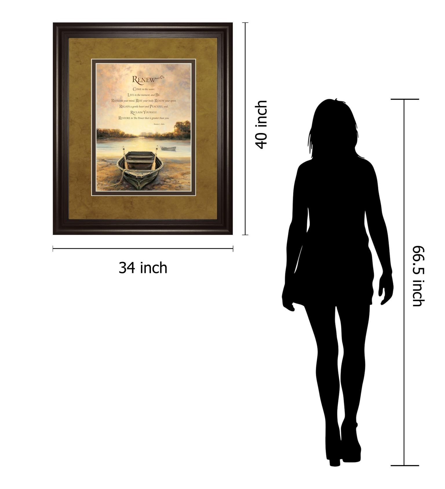 Renew By Bonnie Mohr 34X40 Framed Print