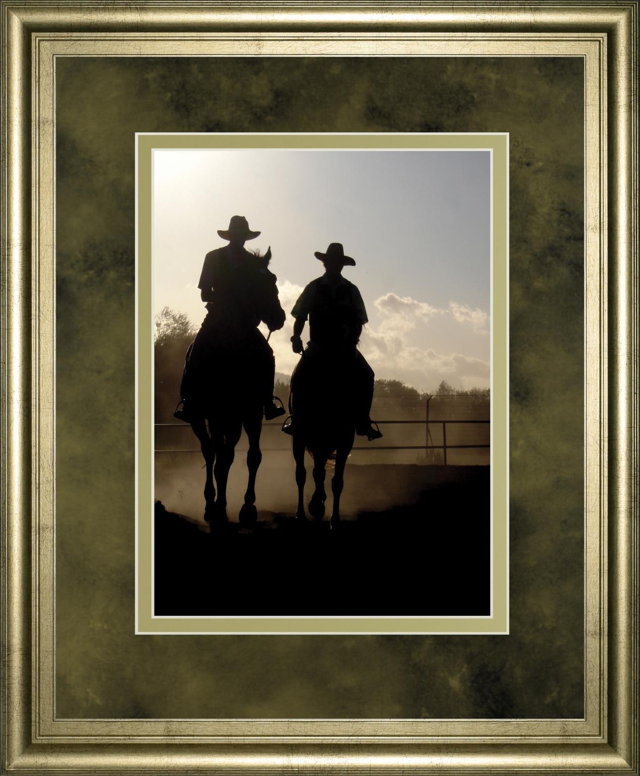 Cavaliers By Yann Siwiak 34X40 Framed Print