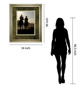 Cavaliers By Yann Siwiak 34X40 Framed Print