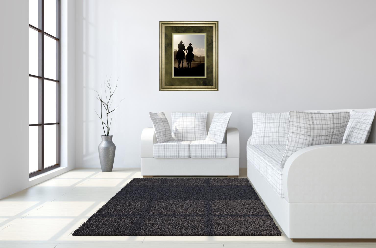Cavaliers By Yann Siwiak 34X40 Framed Print
