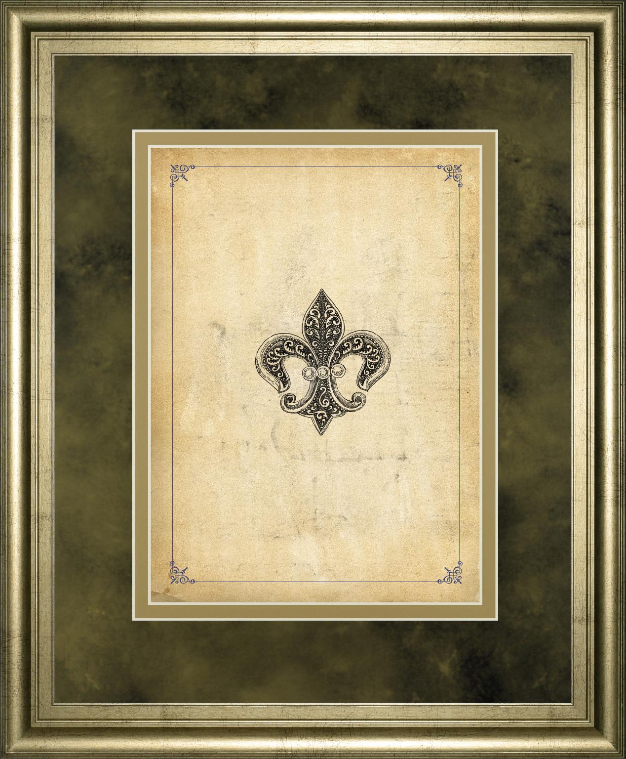 Fleur Di Lies I By Alexey Paviuts 34X40 Framed Print