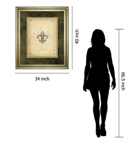 Fleur Di Lies Ii By Alexey Paviuts 34X40 Framed Print