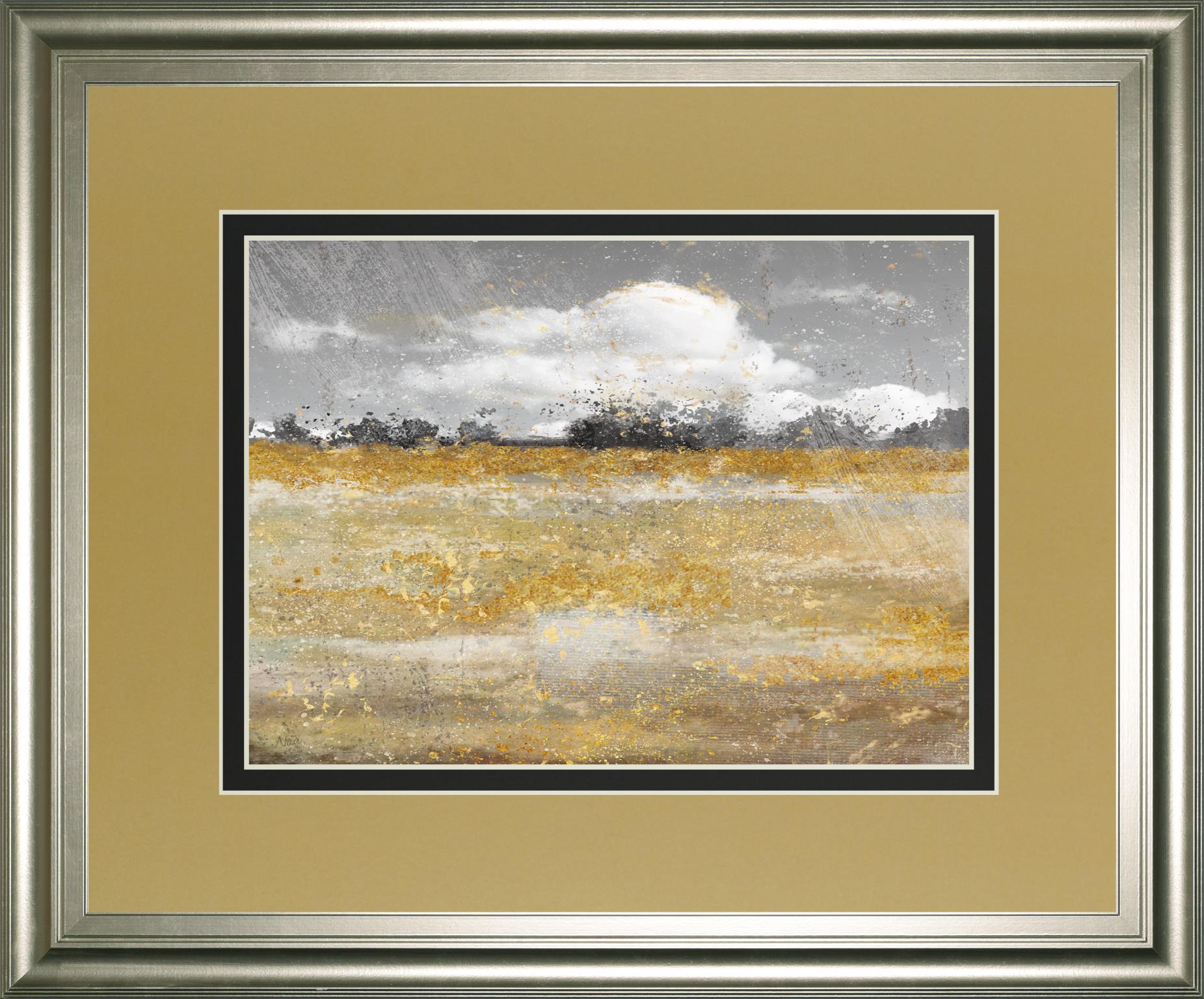 Meadow Shimmer Ii By Nan 34X40 Framed Print