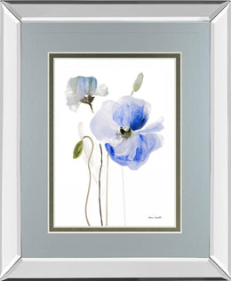 Mirrored Frame All Poppies I  By Lanie Loreth 34X40 Mirror Frame Print
