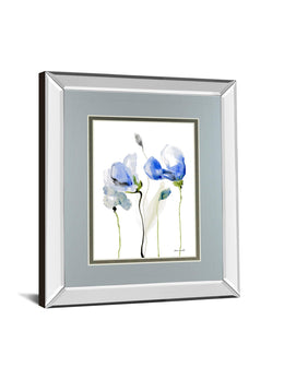 Mirrored Frame All Poppies Ii By Lanie Loreth 34X40 Mirror Frame Print
