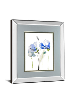 Mirrored Frame All Poppies Ii By Lanie Loreth 34X40 Mirror Frame Print