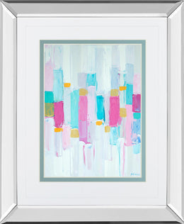 Mirrored Frame Cool Rhizome I  By Ann Marie Coolick 34X40 Mirror Frame Print