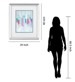 Mirrored Frame Cool Rhizome I  By Ann Marie Coolick 34X40 Mirror Frame Print