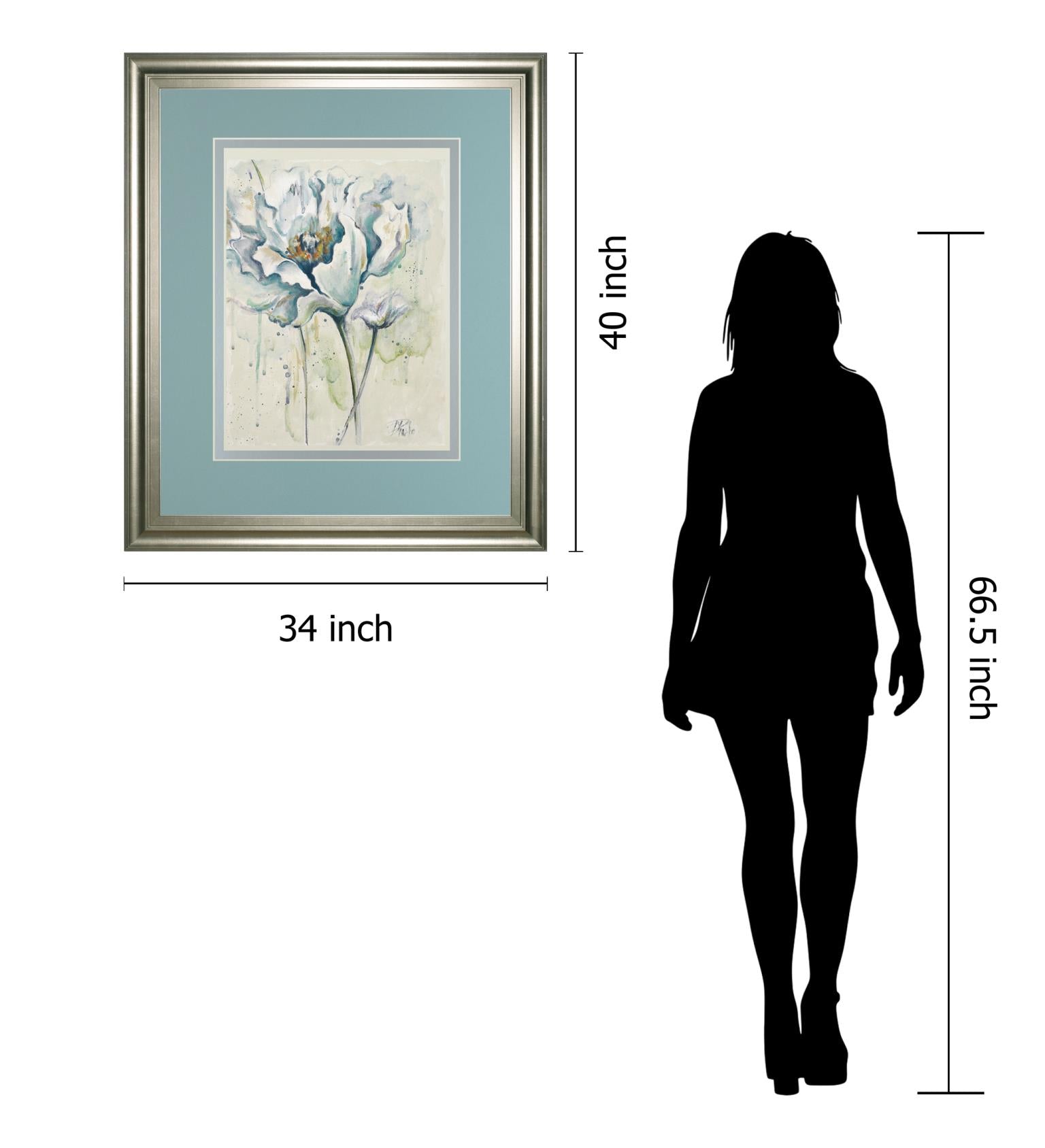 Fresh Poppies I  By Patricia Pinto 34X40 Framed Print
