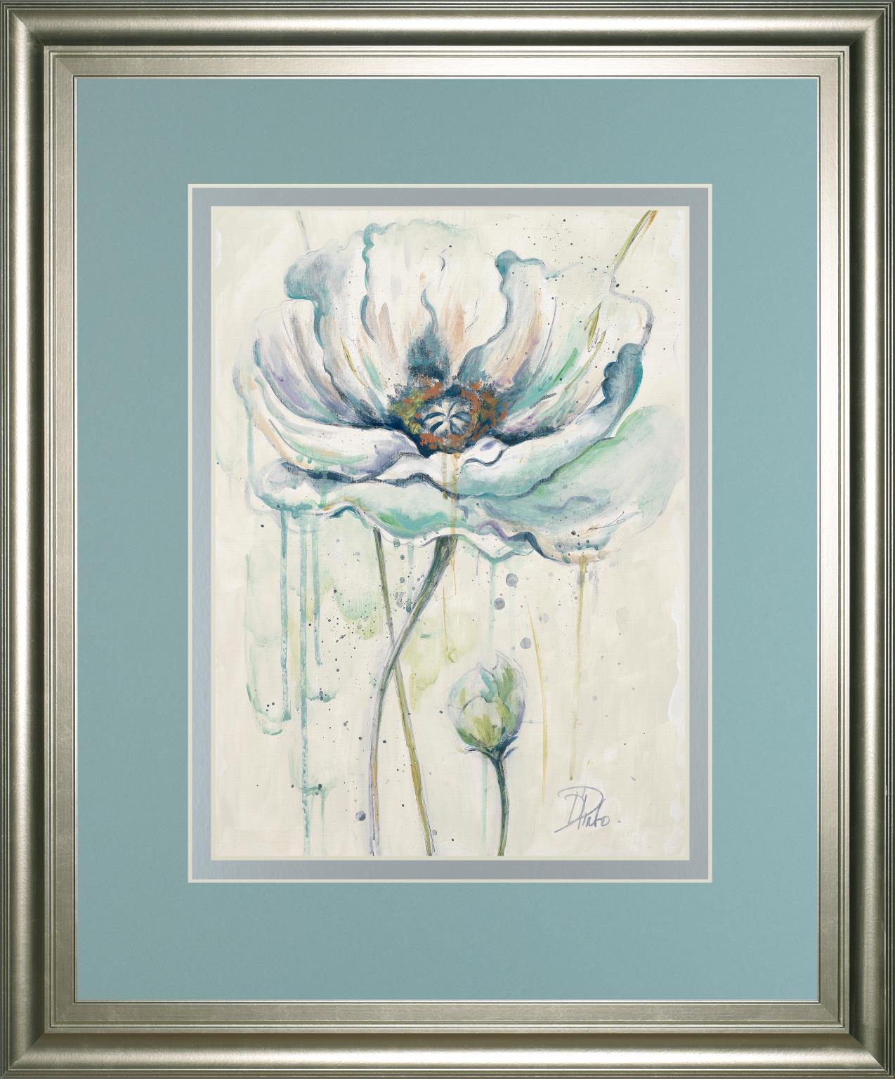 Fresh Poppies Ii By Patricia Pinto 34X40 Framed Print