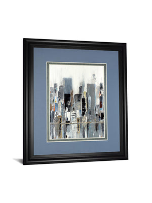 City Bridge By Aziz Kadmiri 34X40 Framed Print