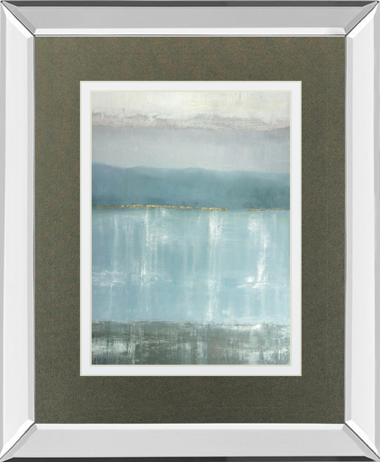 Mirrored Frame Twilight Blues By Caroline Gold  ***Monl*** 34X40 Mirror Frame Print