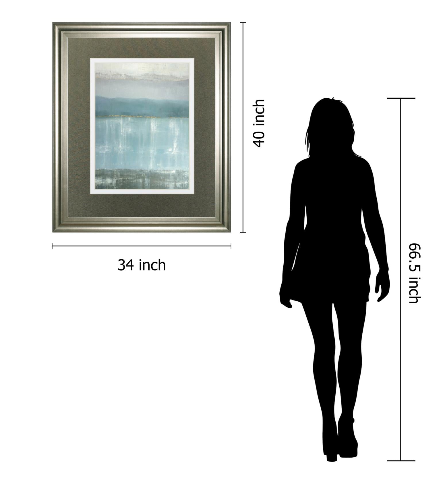 Twilight Blues By Caroline Gold  ***Monl*** 34X40 Framed Print
