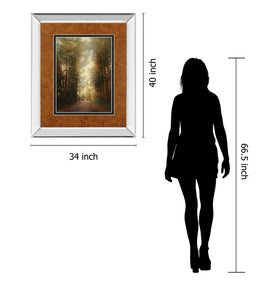 Mirrored Frame Road Of Mysteries Ii By Amy Melious  ***Monl*** 34X40 Mirror Frame Print