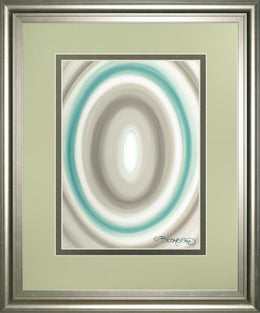 Concentric Ovals #1 By David Bromstad 34X40 Framed Print