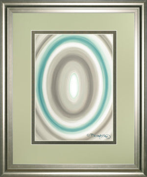 Concentric Ovals #1 By David Bromstad 34X40 Framed Print