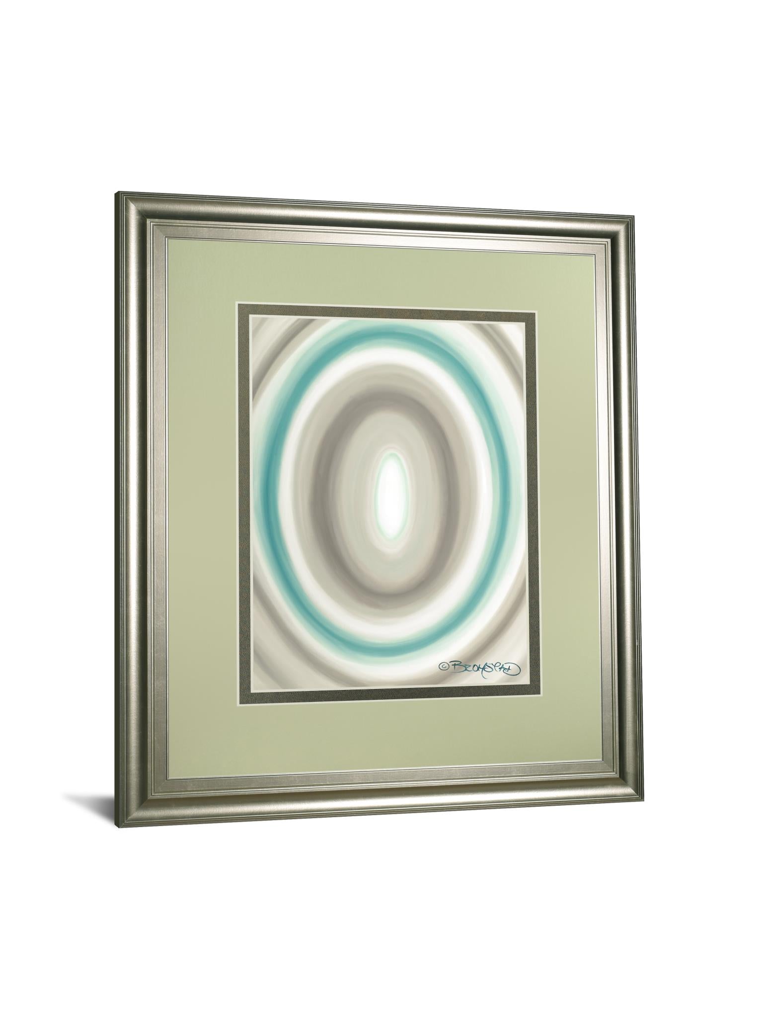 Concentric Ovals #1 By David Bromstad 34X40 Framed Print