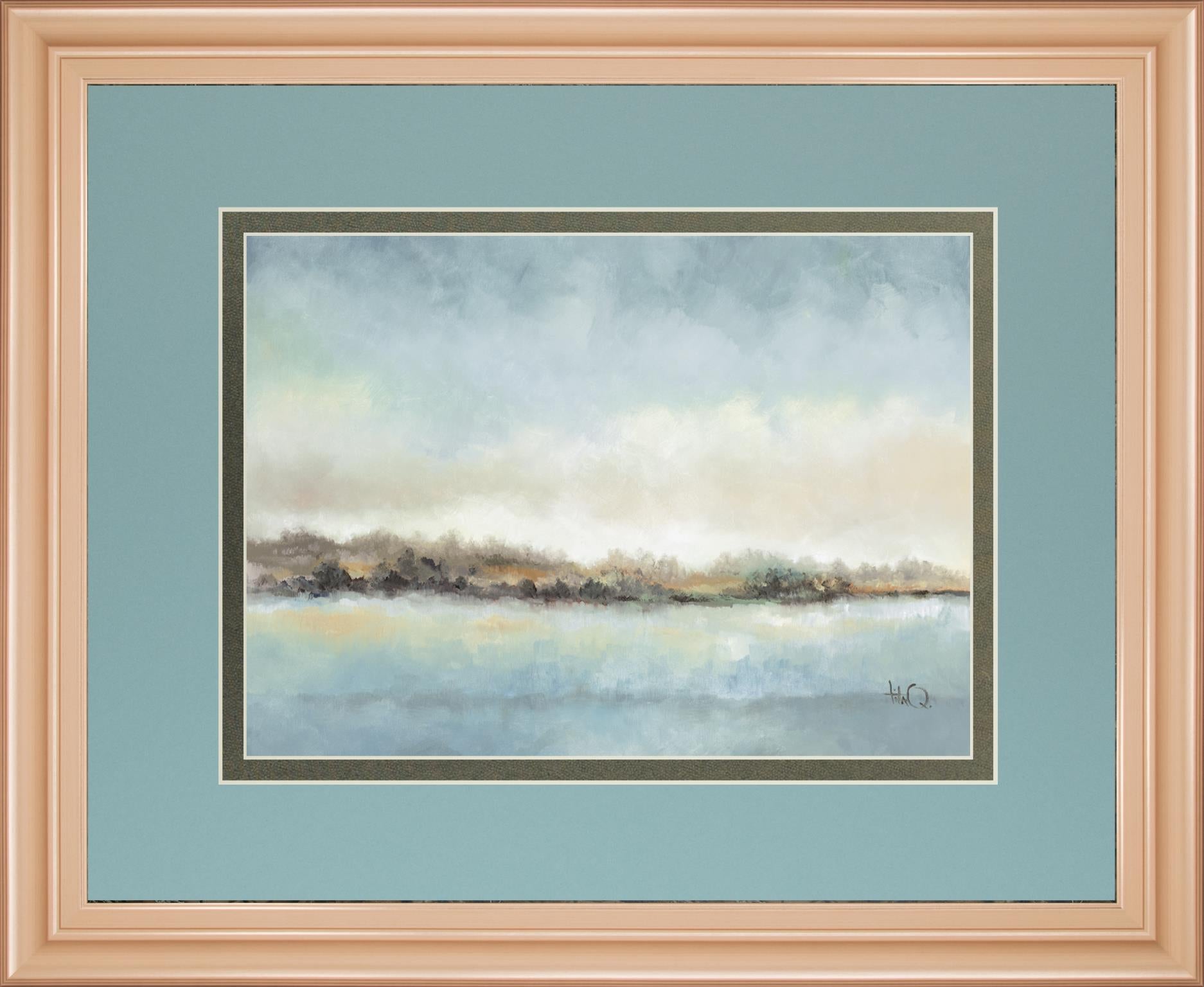 Calm Horizon By Tita Quintero 34X40 Framed Print