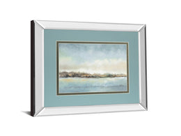 Mirrored Frame Calm Horizon By Tita Quintero 34X40 Mirror Frame Print